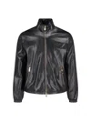 Versace Jacket High Collar Elastic Cuffs