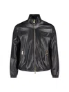 Versace Jacket High Collar Elastic Cuffs