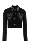 Versace Jackets And Vests In Black