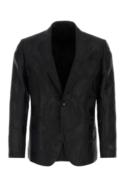 Versace Jackets And Waistcoats In Black
