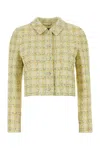 Versace Women's Multicolor Tweed Blazer | Size It 40 | 10176791a13465 Color 2ya50 In Multicoloured