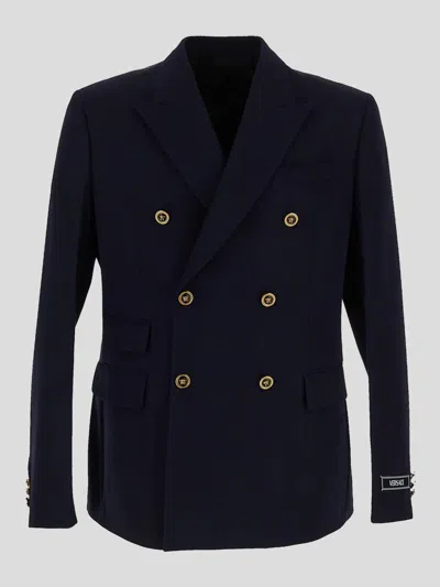 Versace Jackets In Navyblue