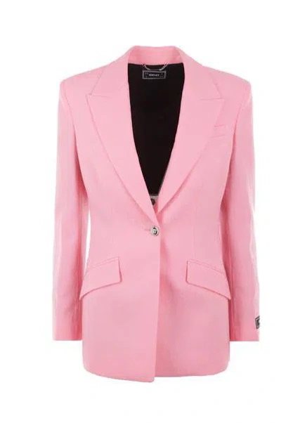 Versace Jackets In Pastel Pink