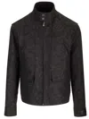 VERSACE VERSACE JACQUARD BLOUSON