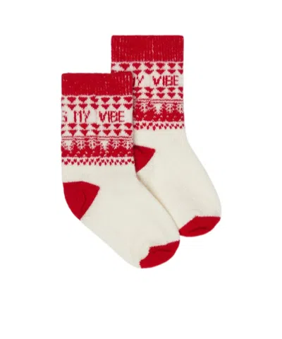 Versace Jacquard Knitted Socks In White