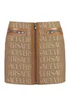 Versace Jacquard Mini Skirt