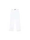 Versace High-waist Straight-leg Cotton Jeans In White