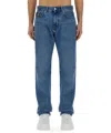Versace Regular Fit Jeans In Blue