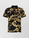 Versace Jeans Printed Piquet Polo Shirt