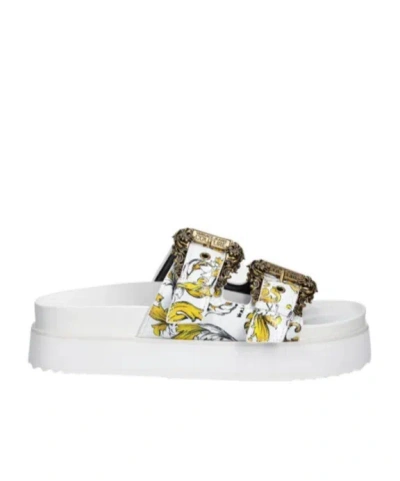 Versace Jeans Arizona Slides In White