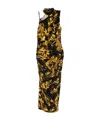 Versace Jeans Barocco-print Dress In Multi