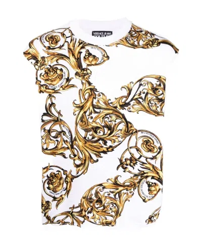 Versace Jeans Baroqe-print Long-sleeve Sweatshirt In Multicolor