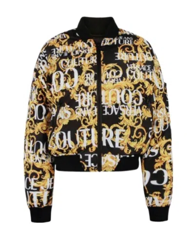 Versace Jeans Baroque Printed Casual Jacket In Multi