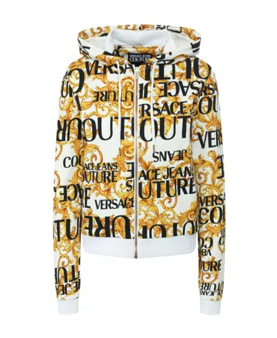 Versace Jeans Baroque Printed Leisure Jacket In Multicolor