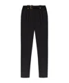 Versace Jeans Belt-loop Casual Pants In Black