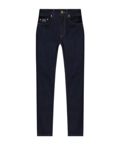 Versace Jeans Belt-loop Jeans In Black