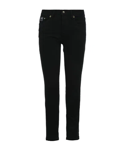 Versace Jeans Belt-loop Jeans In Black