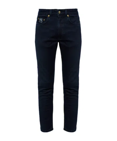 Versace Jeans Belt-loop Jeans In Black