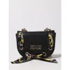 Versace Jeans Black Artificial Leather Crossbody Bag In Black