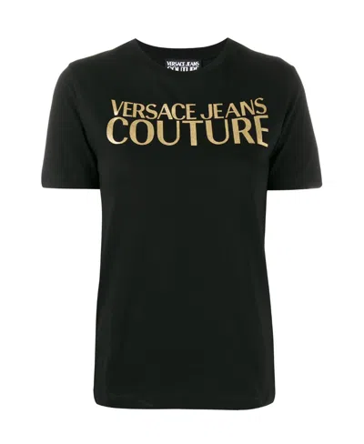 Versace Jeans Black Logo Printed T-shirt