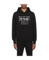 Versace Jeans Black Pattern Printed Sweater In Black
