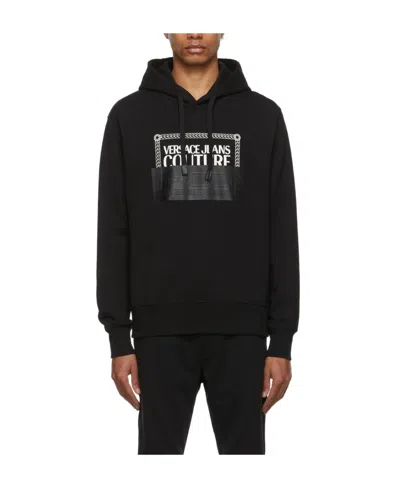 Versace Jeans Black Pattern Printed Sweater