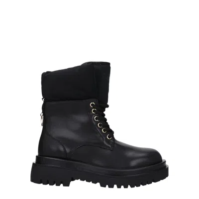 Versace Jeans Black Polyethylene Ankle In Multi