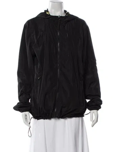 Pre-owned Versace Jeans Bomber Jacket In Black