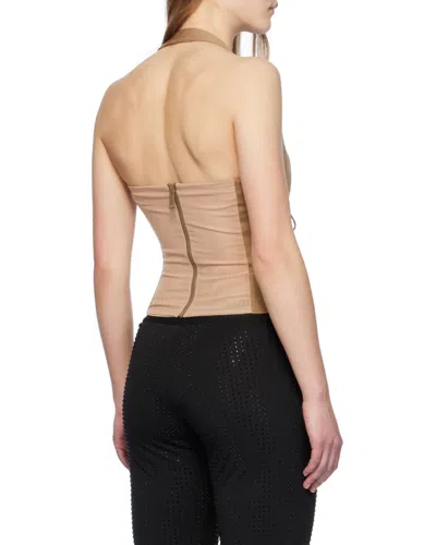 Versace Jeans Corset Lace-up Top
