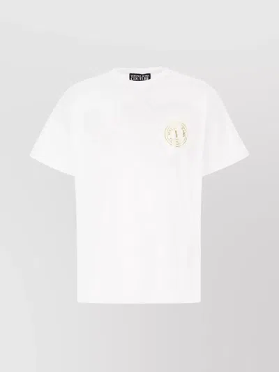 Versace Jeans Cotton Crew Neck T-shirt