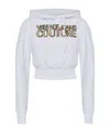 Versace Jeans Cotton Hoodie In White
