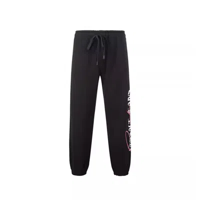 Versace Jeans Cotton Sweatpants In Black