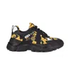 Versace Jeans Couture Black Speedtrack Logo Couture Sneakers