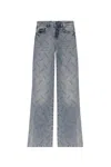 Versace Jeans Couture 5 Pocket Pants In Blue
