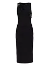 Versace Jeans Couture Punto Milano Barbara Dress In Black
