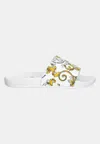 Versace Jeans Couture Flache Sandalen  Damen Farbe Weiss In White