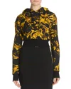 Versace Jeans Couture Acanthus Print Cropped Hoodie