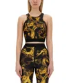 Versace Jeans Couture Baroque Print Top
