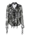 Versace Jeans Couture All Over Magazine Printed Shirt