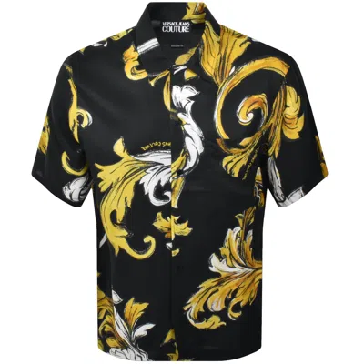Versace Jeans Couture All Over Print Shirt Black