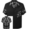 Versace Jeans Couture All Over Print Shirt Black In Black