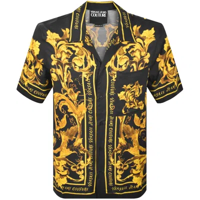 Versace Jeans Couture All Over Print Shirt Black