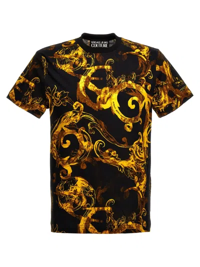 Versace Jeans Couture All Over Print T-shirt In Black