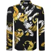 Versace Jeans Couture All Over Shirt Black In Black