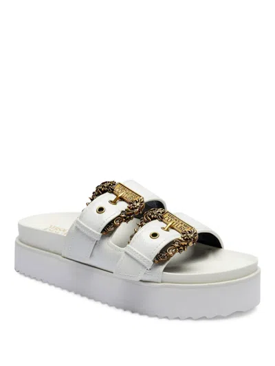 VERSACE JEANS COUTURE ARIZONA PLATFORM SLIDE SANDALS