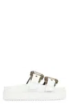 Versace Jeans Couture Arizona Rubber Slides In White