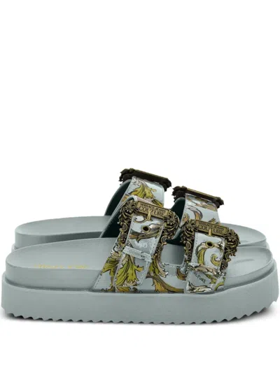 Versace Jeans Couture Arizona Slides In White