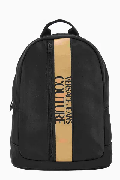 Versace Jeans Couture Backpack In Black