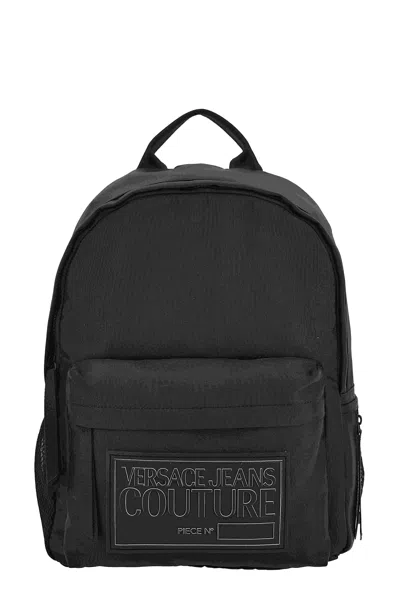 Versace Jeans Couture Backpack In Black