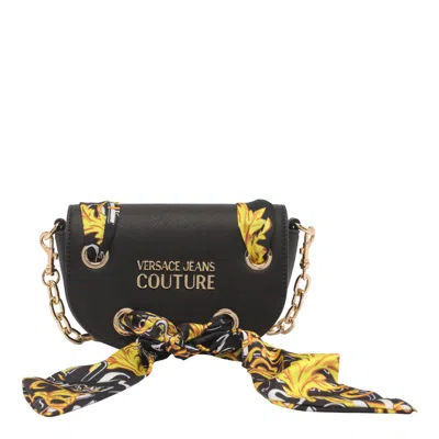 Versace Jeans Couture Couture Logo Crossbody Bag In Black